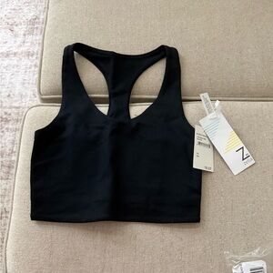 Zella Sleek Black Activewear Top